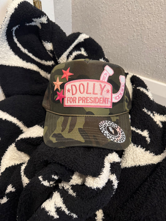 Dolly for President Trucker Hat